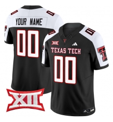 Men Women Youth Texas Tech Red Raiders 2024 Vapor Limited Custom Jersey All Stitched Black Alternate