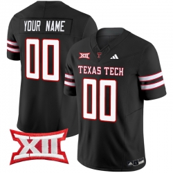 Men Women Youth Texas Tech Red Raiders 2024 Vapor Limited Custom Jersey All Stitched Black