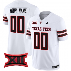Men Women Youth Texas Tech Red Raiders 2024 Vapor Limited Custom Jersey All Stitched White