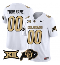 Men Women Youth Colorado Buffaloes Vapor Limited Custom Jersey Big 12 XII Patch All stitched White Men Women Youth Colorado Buffaloes Vapor Limited Custom Jersey Big 12 XII Patch All stitched White