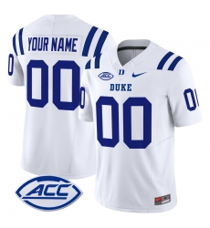 Men Women Youth Duke Blue Devils 2024 Vapor Limited Custom Jersey All Stitched White Men Women Youth Duke Blue Devils 2024 Vapor Limited Custom Jersey All Stitched White
