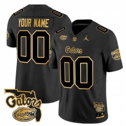 Men Women Youth Florida Gators 2024 Florida Patch Gold Vapor Limited Custom Jersey All stitched Alternate