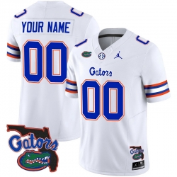 Men Women Youth Florida Gators 2024 Florida Patch Vapor Limited Custom Jersey All Stitched Royal Alternate