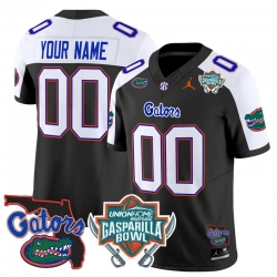 Men Women Youth Florida Gators 2024 Gasparilla Bowl Patch Vapor Limited Custom Jersey All Stitched Black Alternate