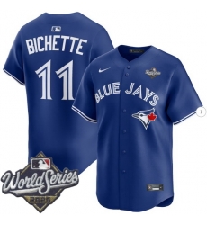 Men Toronto Blue Jays 11 Bo Bichette Royal Cool Base Stitched Baseball Jersey