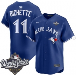Men Toronto Blue Jays 11 Bo Bichette Royal Cool Base Stitched Baseball Jersey