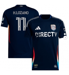 Mens San Diego FC Hirving Lozano adidas Navy 2025 State of Flow Authentic Player Jersey