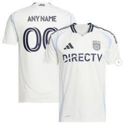 Mens San Diego FC adidas White 2025 Woven Into One Replica Custom Jersey