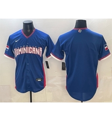 Men Dominican Republic Baseball Blank Royal 2026 World Baseball Classic Stadium Stitched Jersey
