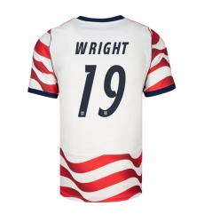 USA 2026 FIFA World Cup Soccer White Jersey Set ( Have Shorts ) Haji Wright #19 USA 2026 FIFA World Cup Soccer White Jersey Set ( Have Shorts ) Haji Wright #19
