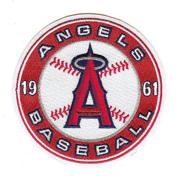 Los Angeles Angels of Anaheim '1961' Round Sleeve Patch Biaog