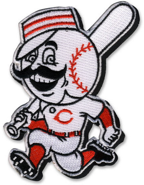 Men Cincinnati Reds Running Man Patch Biaog